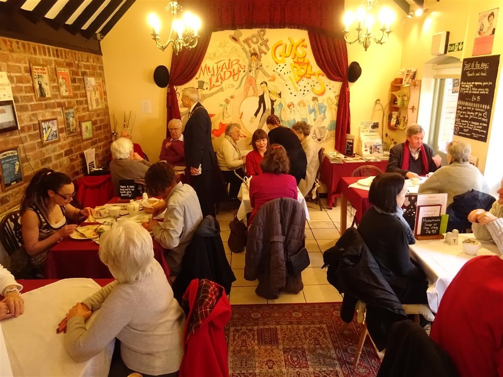 Busy Breakfast at the Muse Cafe