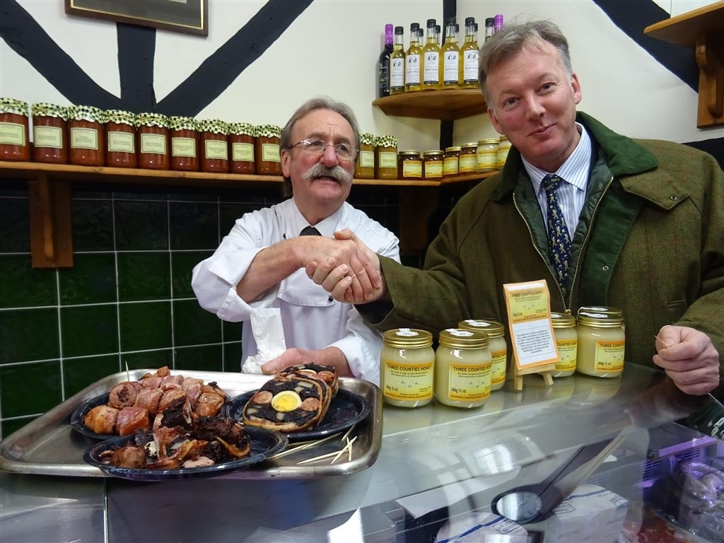 Dave Waller visited by Bill Wiggin MP