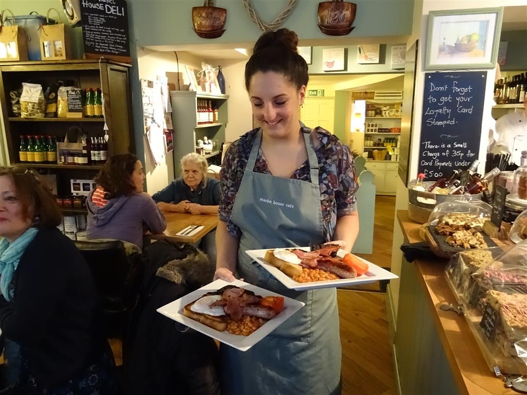 LFG Sophie at the Market House Cafe serves up breakfast