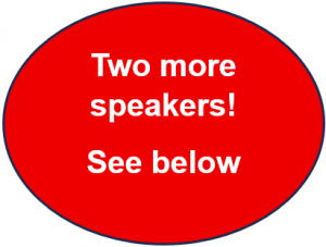 Two more speakers - see below