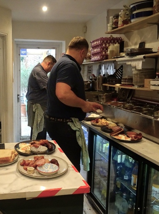 Serving at The Shell House